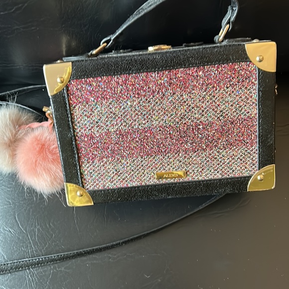 Aldo sparkly mini trunk purse - Picture 3 of 4